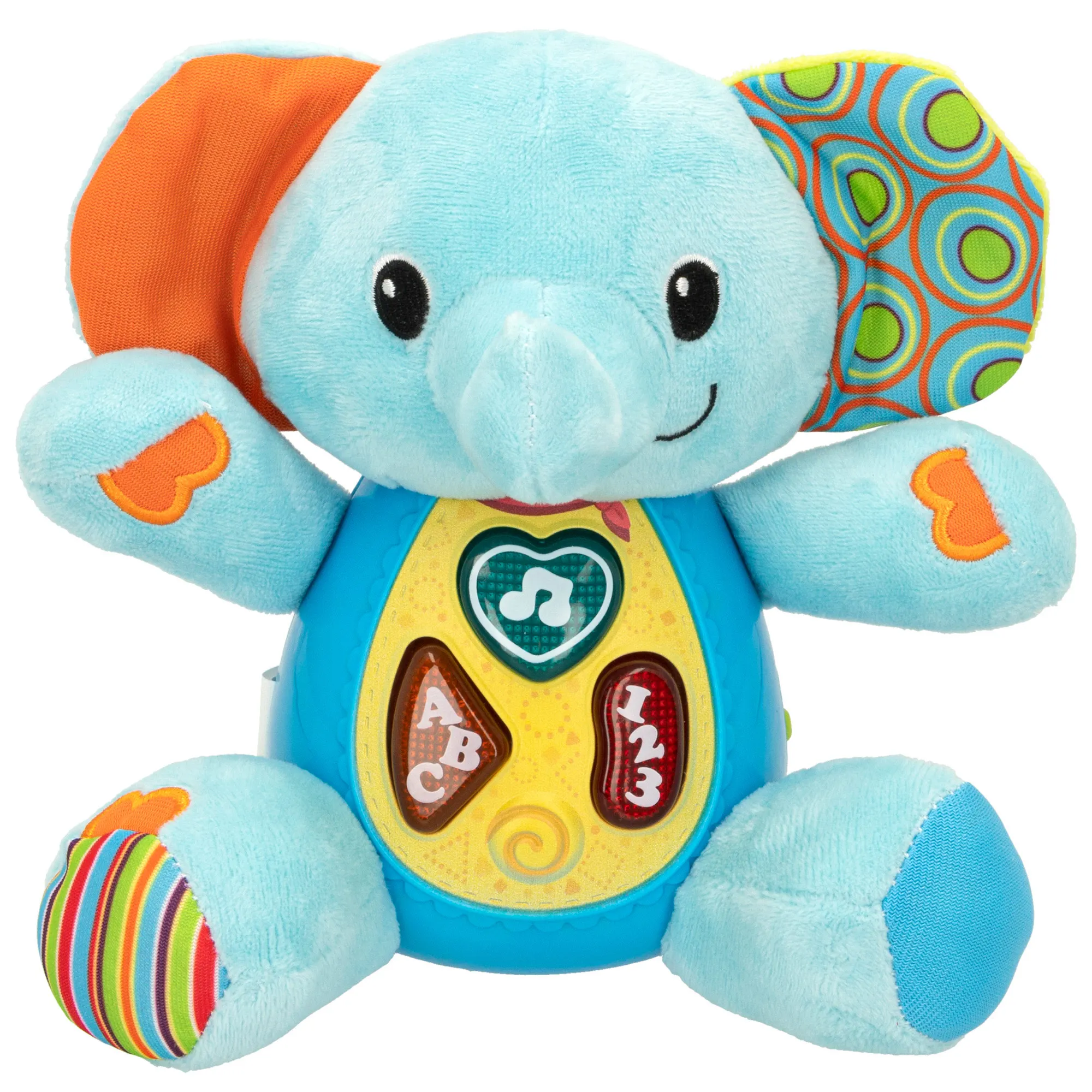 Interactive Musical Plush Elephant with Lights