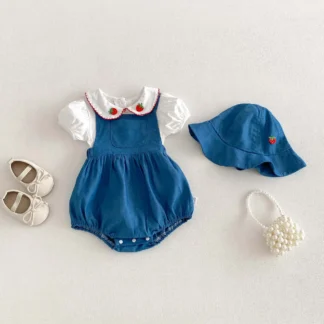 Baby Girl Strawberry Summer Set (3-Piece)