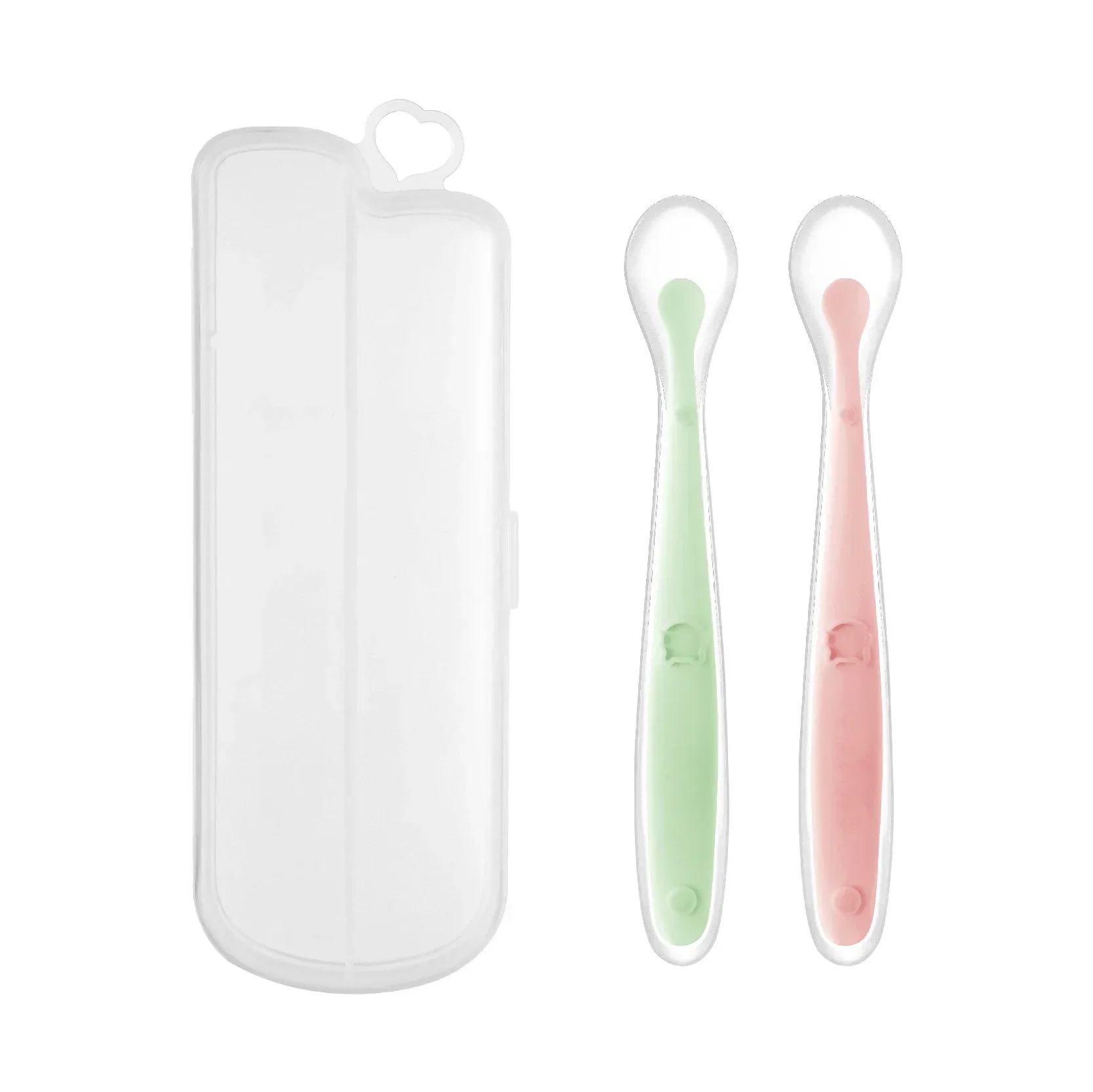 Set 2 Peças Verde Menta e Rosa (com Estojo)
